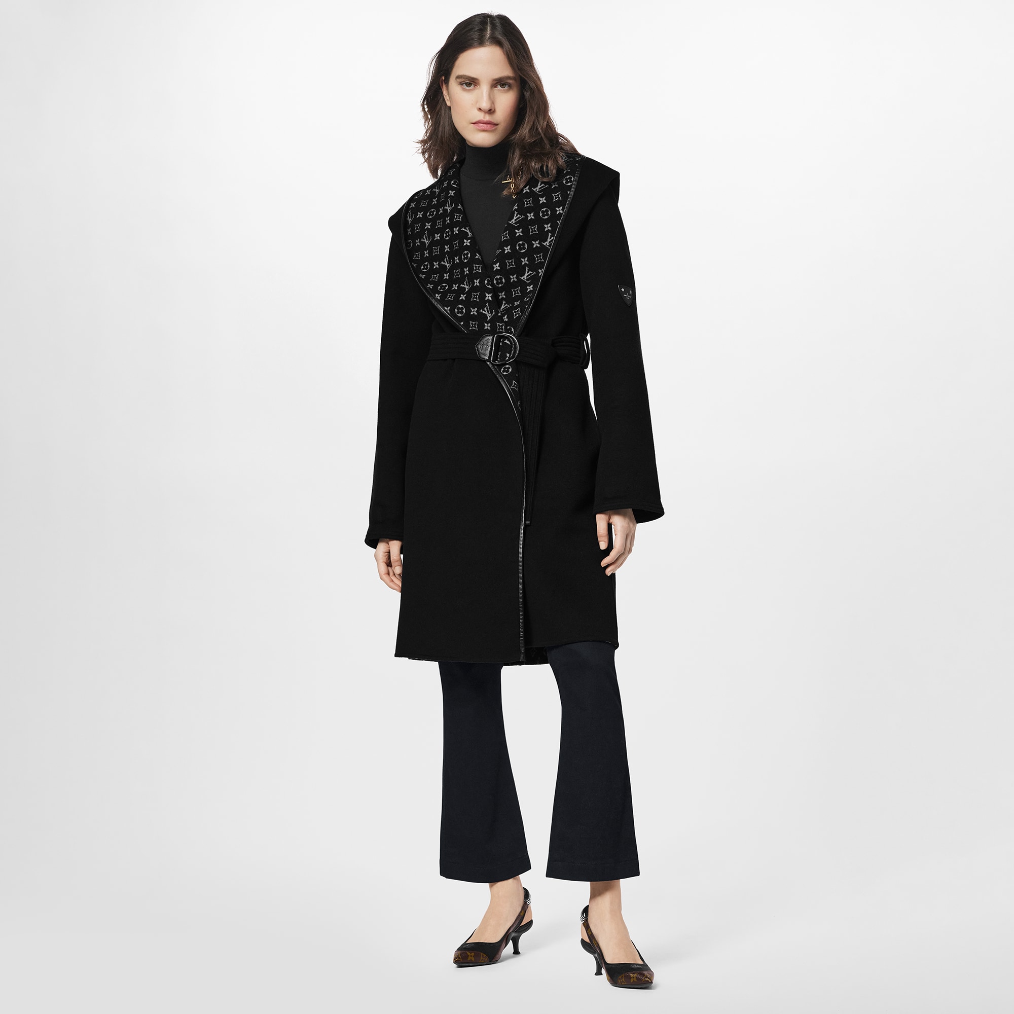 Hooded Wrap Coat - Ready-to-Wear | LOUIS VUITTON
